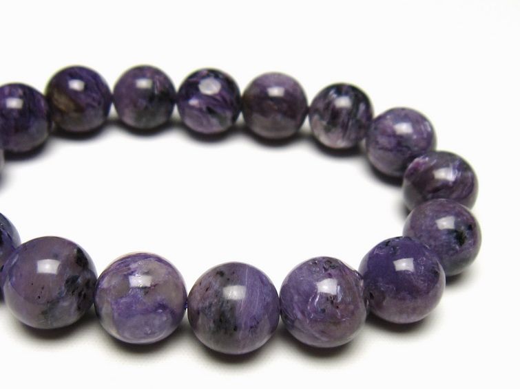 チャロアイト ブレスレット 13mm 一点物 メール便可 111-49293