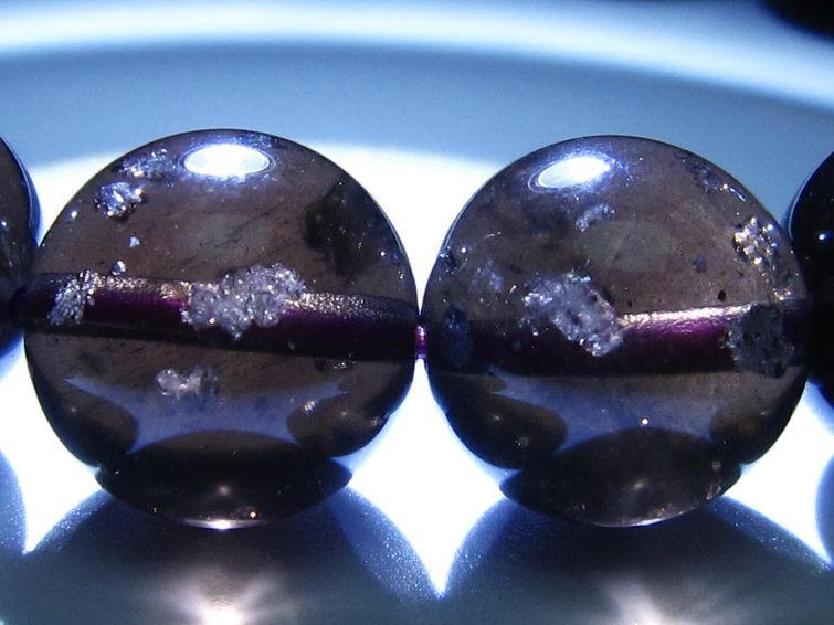 コロンビアナイト ブレスレット アメリカ産 14mm 一点物 111-49465