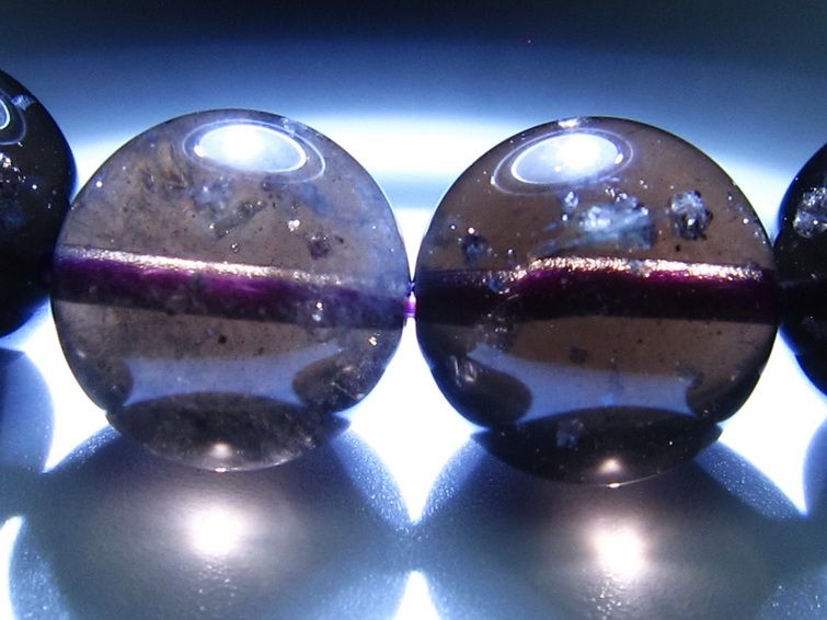コロンビアナイト ブレスレット アメリカ産 14mm 一点物 111-49467