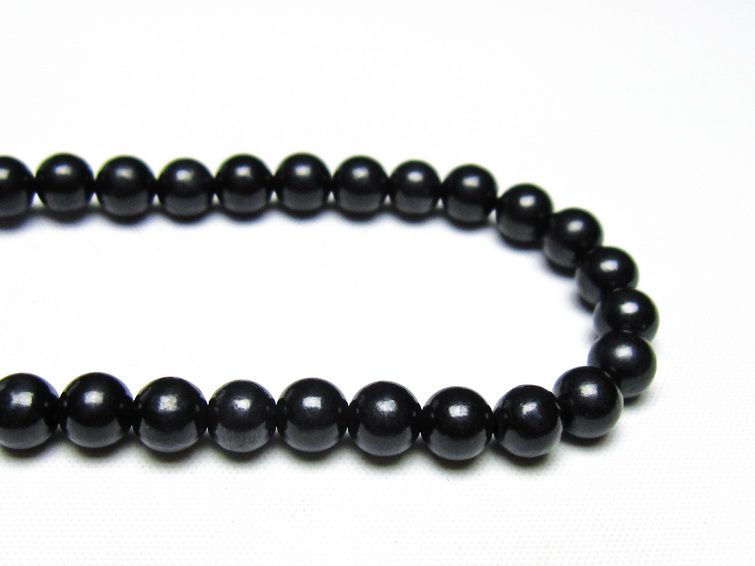 シュンガイト ブレスレット 6mm 一点物 メール便可 111-49620