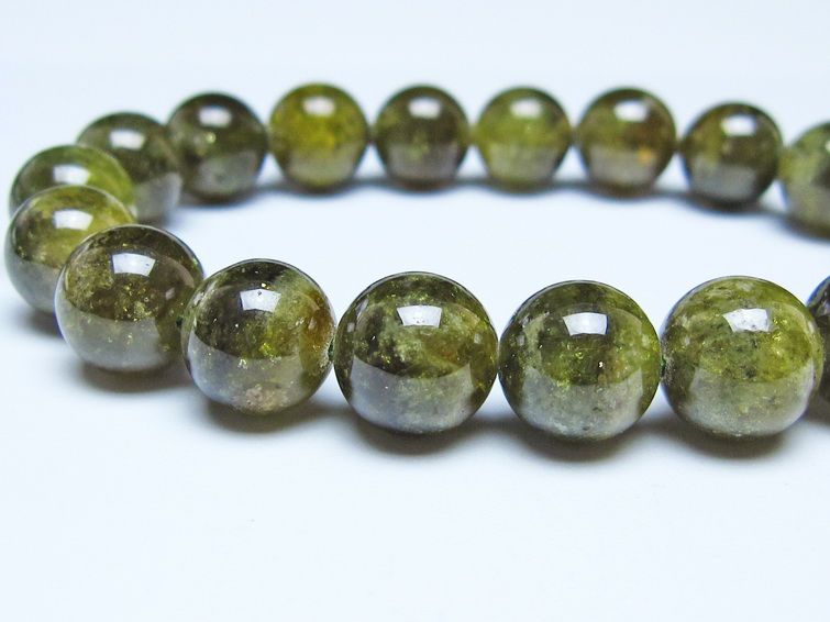 ツァボライト ブレスレット 10mm 一点物 メール便可 111-49724 【sold out】
