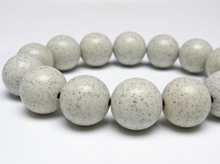 北投石 ブレスレット 16mm 一点物 メール便可 111-50097