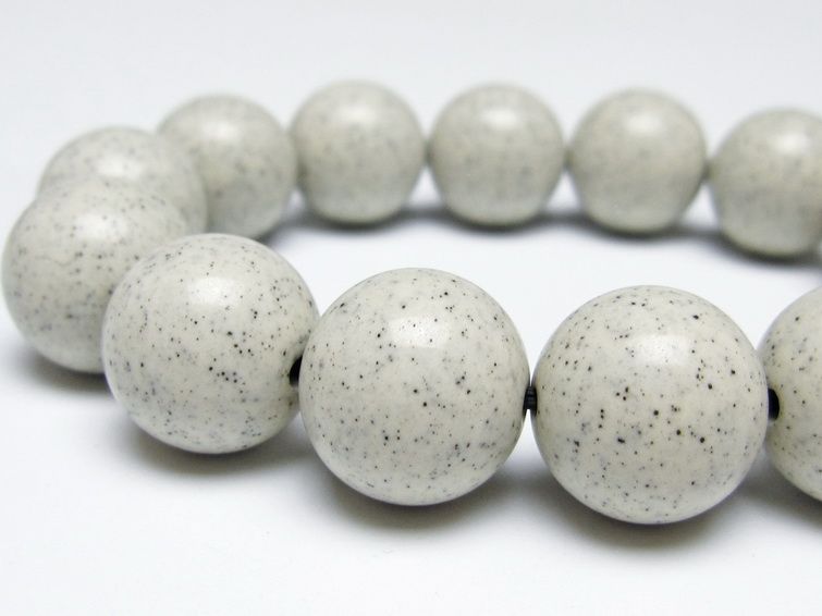 北投石 ブレスレット 16mm 一点物 メール便可 111-50098