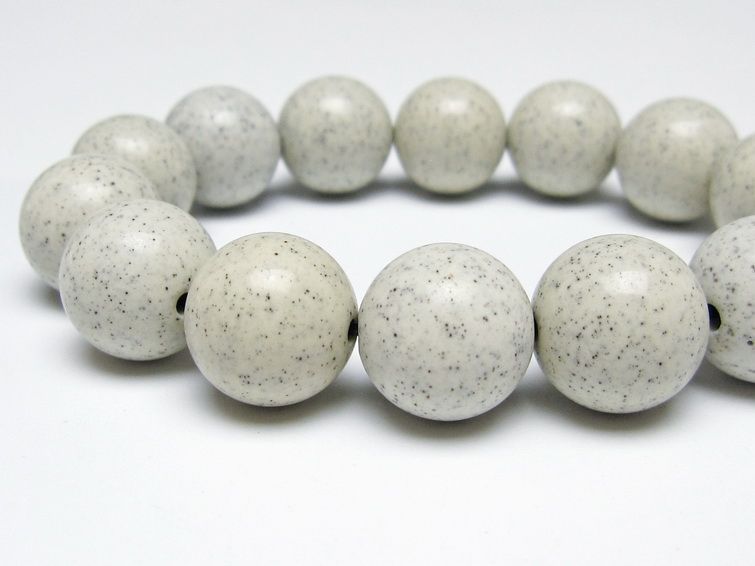 北投石 ブレスレット 16mm 一点物 メール便可 111-50106