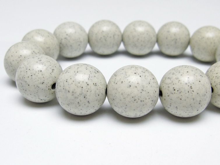 北投石 ブレスレット 16mm 一点物 メール便可 111-50109