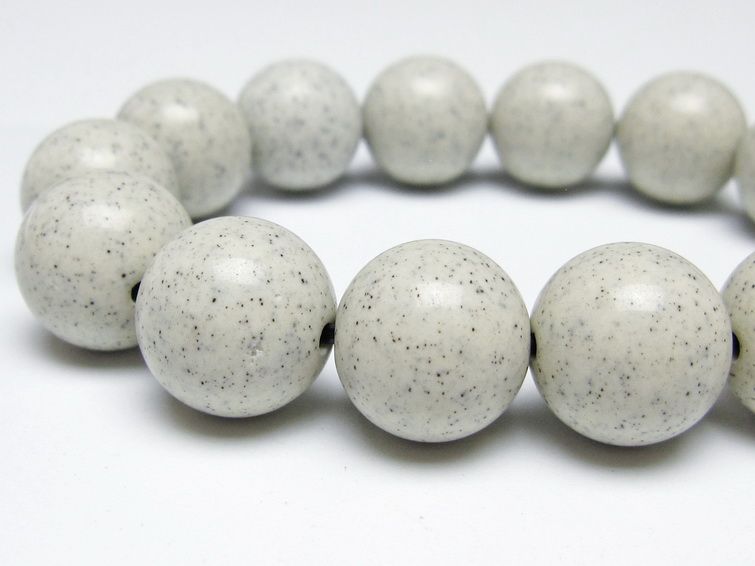 北投石 ブレスレット 16mm 一点物 メール便可 111-50111