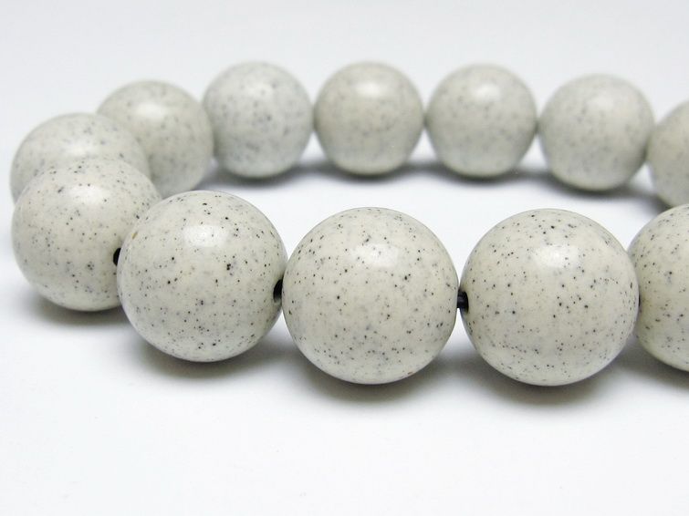 北投石 ブレスレット 16mm 一点物 メール便可 111-50114