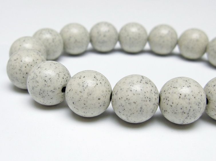 北投石 ブレスレット 12mm 一点物 メール便可 111-50129