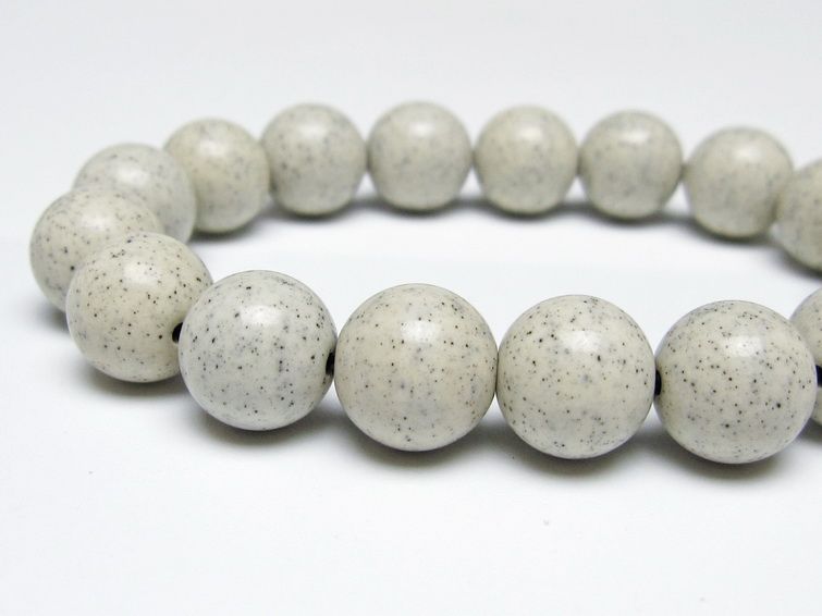 北投石 ブレスレット 12mm 一点物 メール便可 111-50139