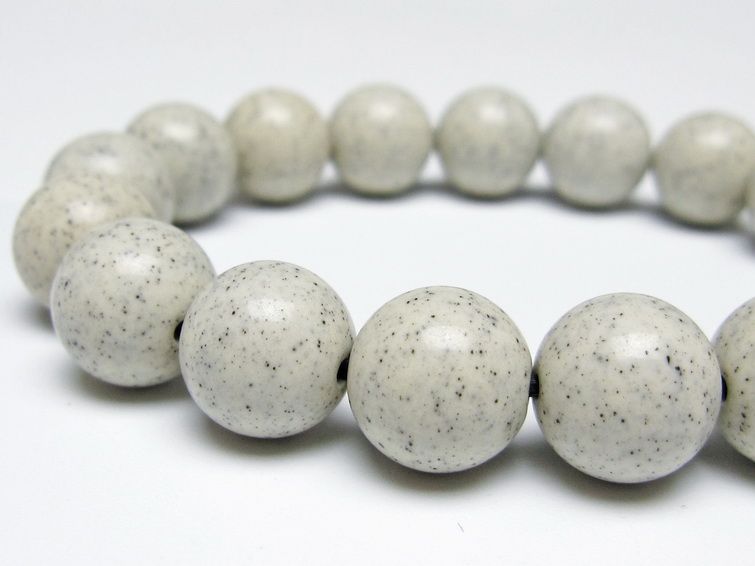 北投石 ブレスレット 12mm 一点物 メール便可 111-50142