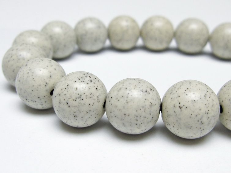 北投石 ブレスレット 12mm 一点物 メール便可 111-50157