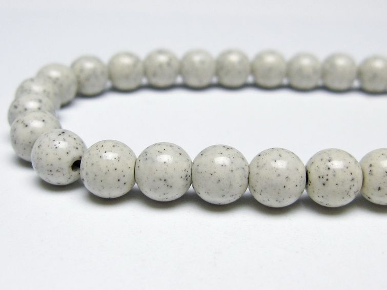 北投石 ブレスレット 6mm 一点物 メール便可 111-50346 【sold out】