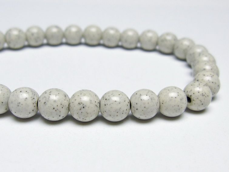 北投石 ブレスレット 6mm 一点物 メール便可 111-50355
