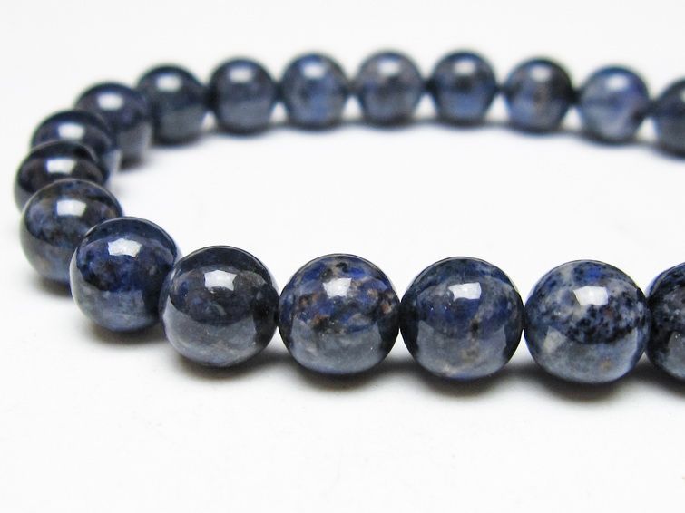 スギライト ブレスレット 8mm ブルースギライト リクトライト ブレス メール便可 一点物 111-54382
