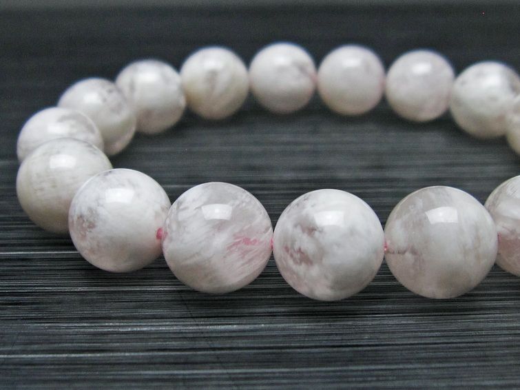 セリサイトインクォーツ ブレスレット 12mm メール便可 一点物 111-56391