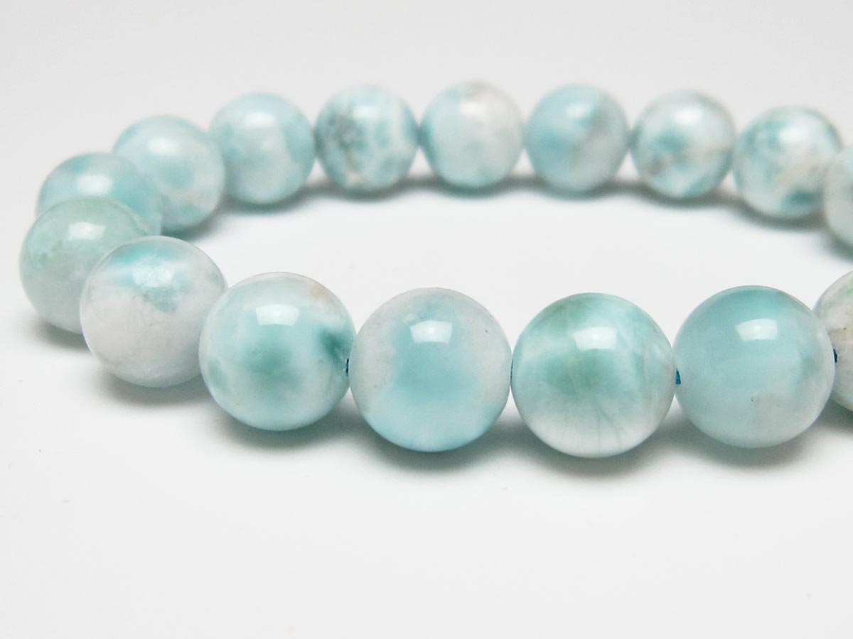 ラリマー ブレスレット 11mm 一点物 111-56464