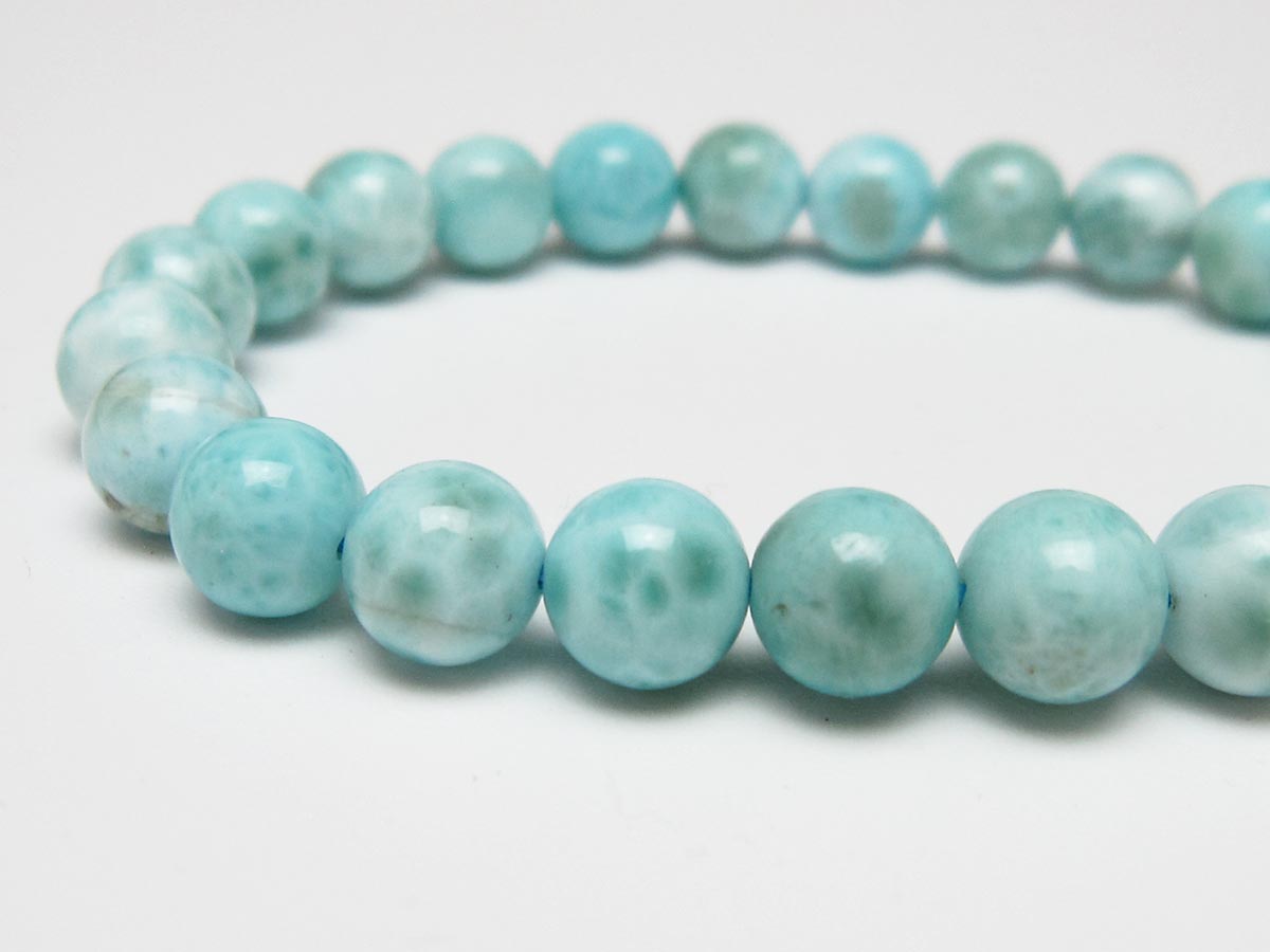 ラリマー ブレスレット 8mm 一点物 111-56508