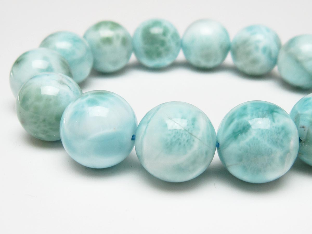 ラリマー ブレスレット 16mm 一点物 111-56532