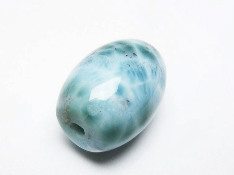 ラリマー パーツ ビーズ 穴あき アクセサリーパーツ ハンドメイド 一点物 112-11372