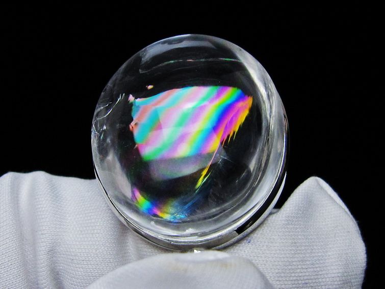 アイリスクォーツ 水晶 ペンダント 虹入り 一点物 112-12385