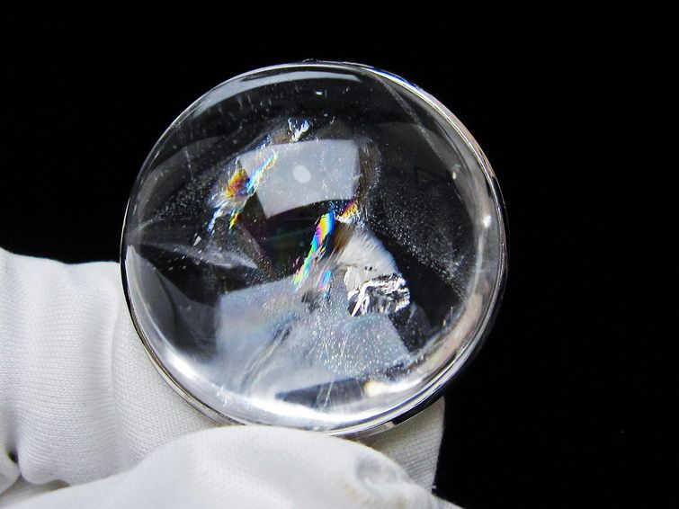 アイリスクォーツ 水晶 ペンダント 虹入り 一点物 112-12407