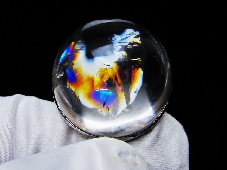 アイリスクォーツ 水晶 ペンダント 虹入り 一点物 112-12412