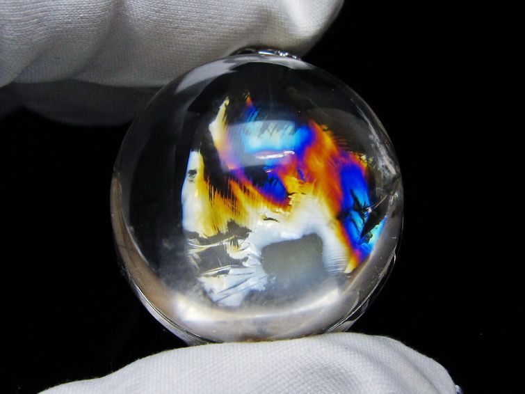 アイリスクォーツ 水晶 ペンダント 虹入り 一点物 112-12412