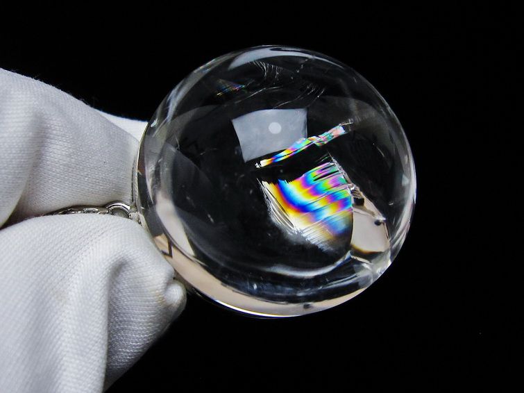 アイリスクォーツ 水晶 ペンダント 虹入り 一点物 112-12415
