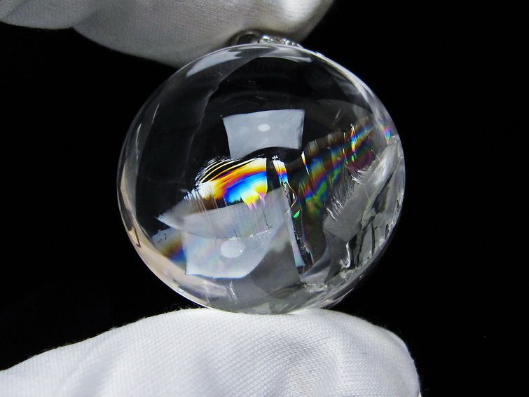 アイリスクォーツ 水晶 ペンダント 虹入り 一点物 112-12415