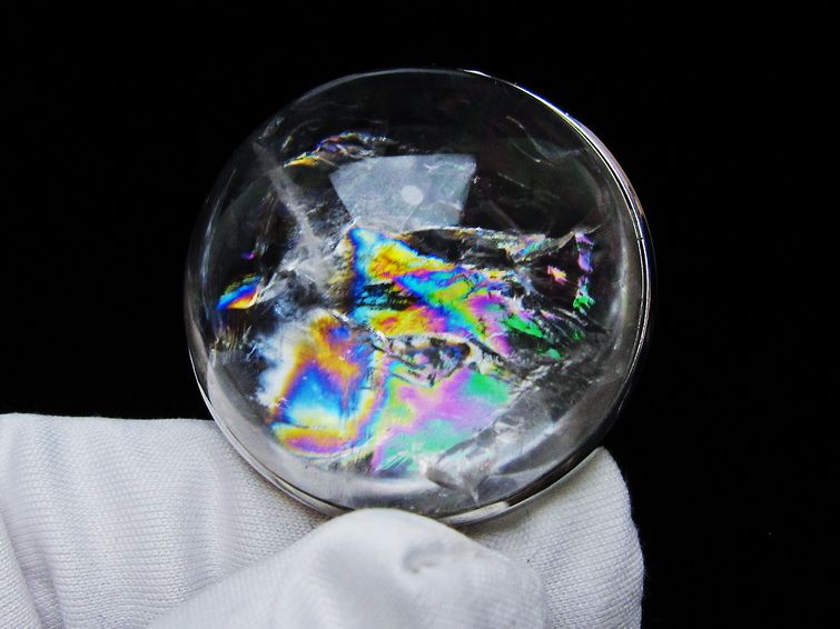 アイリスクォーツ 水晶 ペンダント 虹入り 一点物 112-12430