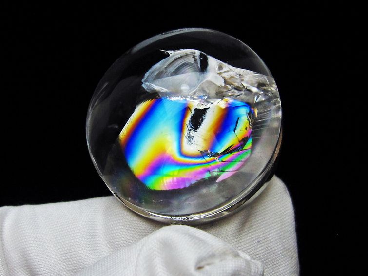 アイリスクォーツ 水晶 ペンダント 虹入り 一点物 112-12434