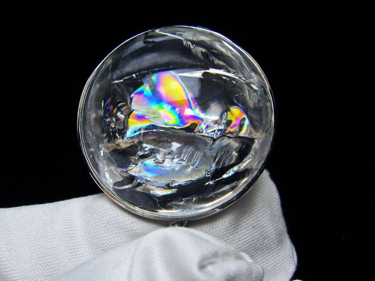 アイリスクォーツ 水晶 ペンダント 虹入り 一点物 112-12436