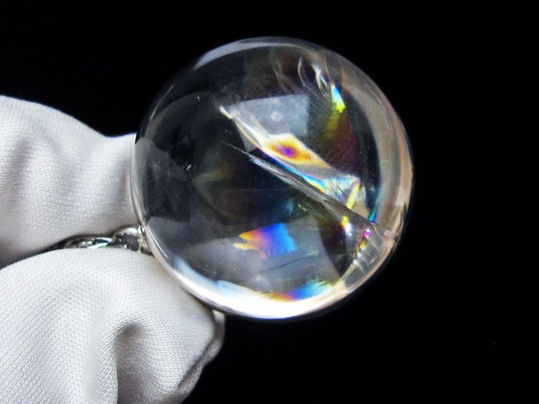 アイリスクォーツ 水晶 ペンダント 虹入り 一点物 112-12437