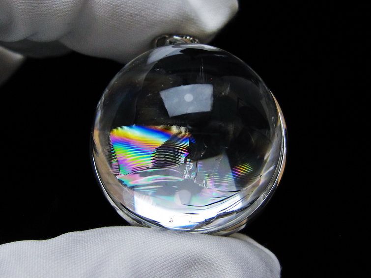 アイリスクォーツ 水晶 ペンダント 虹入り 一点物 112-12444