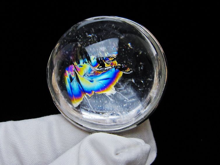 アイリスクォーツ 水晶 ペンダント 虹入り 一点物 112-12449