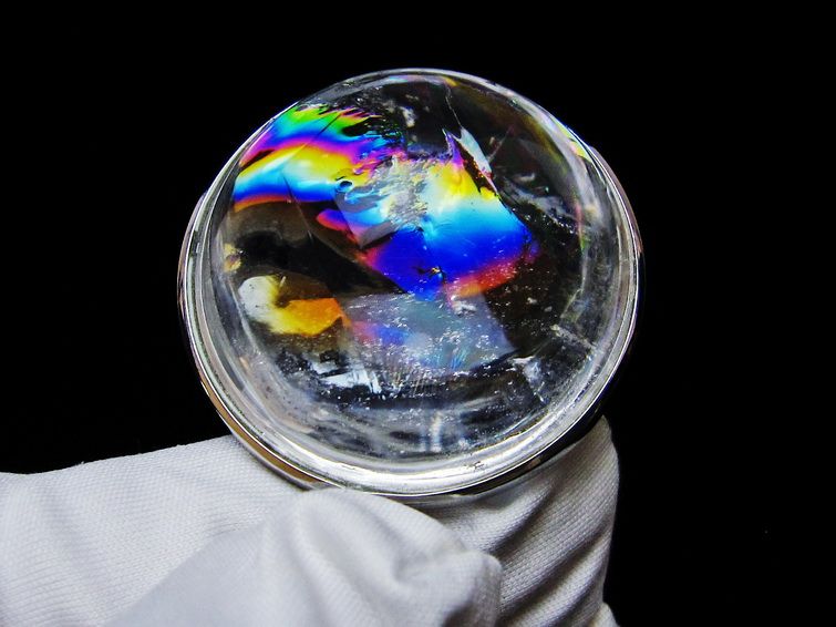 アイリスクォーツ 水晶 ペンダント 虹入り 一点物 112-12450
