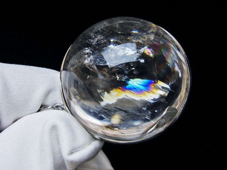 アイリスクォーツ 水晶 ペンダント 虹入り 一点物 112-12451