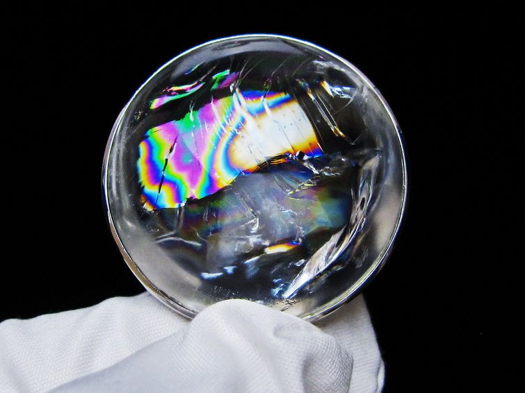 アイリスクォーツ 水晶 ペンダント 虹入り 一点物 112-12452