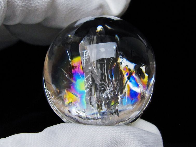 アイリスクォーツ 水晶 ペンダント 虹入り 一点物 112-12453