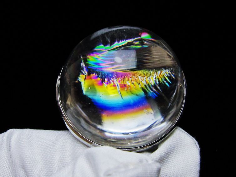 アイリスクォーツ 水晶 ペンダント 虹入り 一点物 112-12454