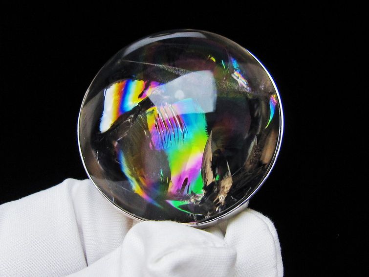 スモーキークォーツ ペンダント 煙水晶 アイリスクォーツ 虹入り 一点物 112-12465