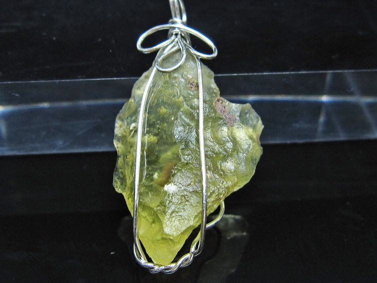 リビアングラス ペンダント 一点物 メール便可 112-13807