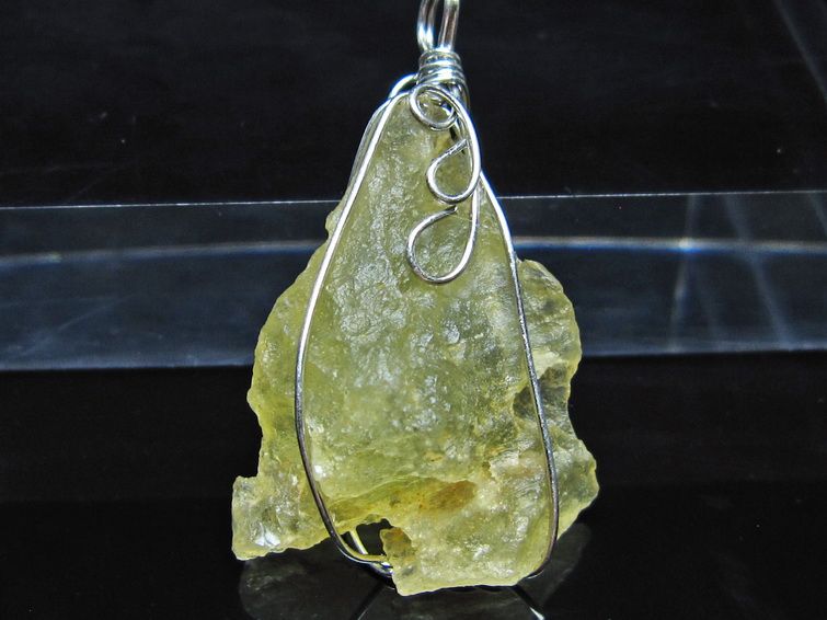 リビアングラス ペンダント 一点物 メール便可 112-13826