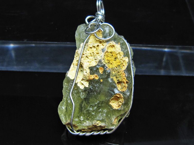 リビアングラス ペンダント 一点物 112-13852