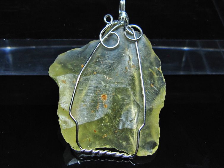 リビアングラス ペンダント 一点物 112-13856