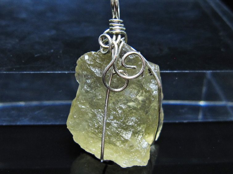 リビアングラス ペンダント 一点物 112-13863