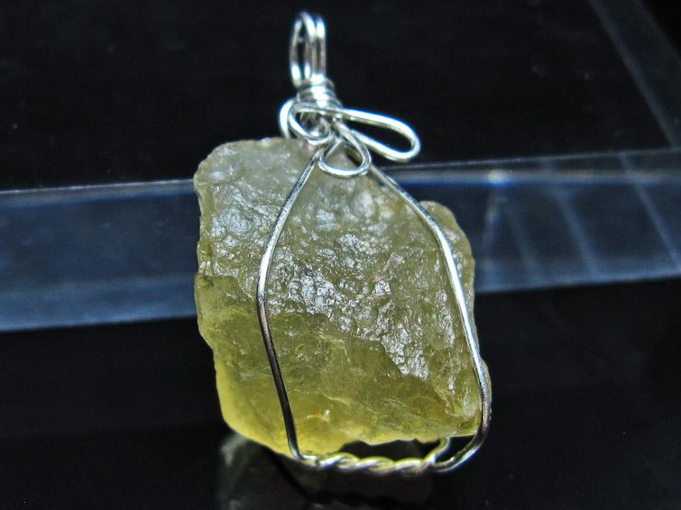 リビアングラス ペンダント 一点物 メール便可 112-13864