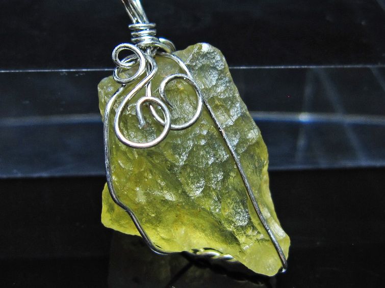 リビアングラス ペンダント 一点物 メール便可 112-13873