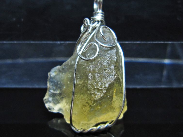 リビアングラス ペンダント 一点物 メール便可 112-13875