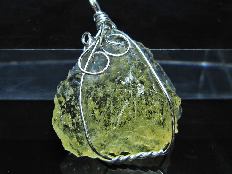 リビアングラス ペンダント 一点物 112-13878